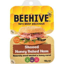 Photo of Beehive Ham Shaved Honey Baked 100g
