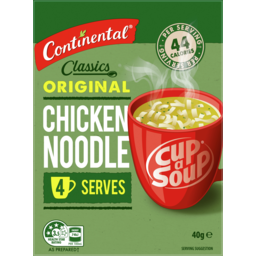 Photo of Continental Cup A Soup Chicken Noodle 4 Serves 40g