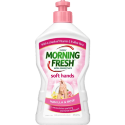 Photo of Morning Fresh Ultra Concentrate Vanilla & Rose Dishwashing Liquid 350ml