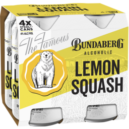 Photo of Bundaberg Alcoholic Lemon Squash Can