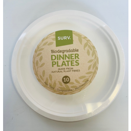 Photo of Surv. Biodeg Dinner Plates 10 Pack