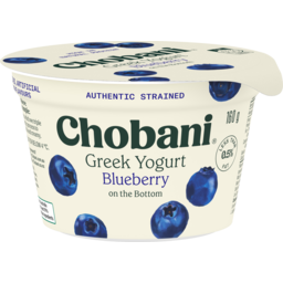 Photo of Chobani Greek Blueberry Yoghrt 160gm