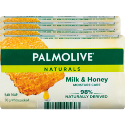 Photo of Palmolive Bar Soap Milk And Honey 4 Pk 90 G 4.0x90g