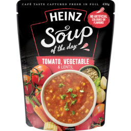 Photo of Heinz Soup Of The Day™ Tomato, Vegetable & Lentil Soup 430g