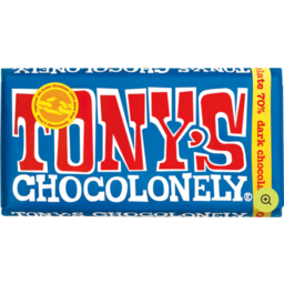 Photo of Tony's Chocolonely Dark Chocolate 70% 180g