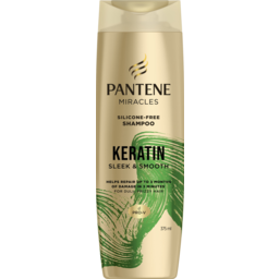 Photo of Pantene Miracles Keratin Sleek & Smooth Silicone-Free Shampoo