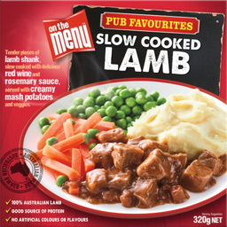 Photo of On The Menu Pub Favourites Slow Cooked Lamb