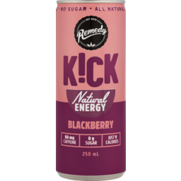 Photo of Remedy Kick! Blackberry 250ml