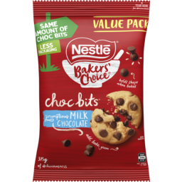 Photo of Nestle Baker's Choice Choc Bits Milk Chocolate 375g