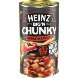 Photo of Heinz Big'N Chunky Bacon, Steak & Potato Soup 535gm