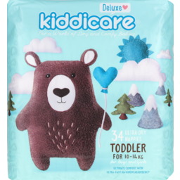 Photo of Kiddicare Deluxe Nappies Toddler Ultra Dry 34