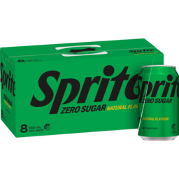 Photo of Sprite Lemonade No Sugar Soft Drink Cans 330ml 8 Pack