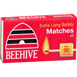 Photo of Beehive Matches Extra Long 45 Pack