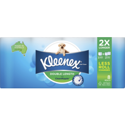 Photo of Kleenex Double Length Toilet Tissue 8 Pack