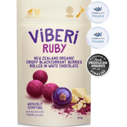 Photo of Viberi Organic Chocolate Ruby White Blackcurrant