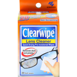 Photo of Clearwipe Lens Cleaner X 20 Units