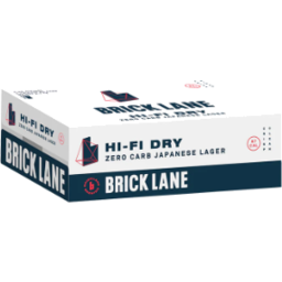 Photo of Brick Lane Hi Fi Dry Zero Carb Japanese Lager Can