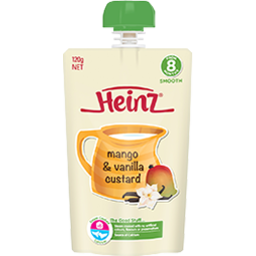 Photo of Heinz® Little Treats Mango & Vanilla Custard 120 G 8+ Months 120g
