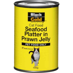 Photo of Black & Gold Cat Food Seafood Platter