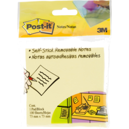 Photo of Post-It® Notes, 654-Hb, 73mm X 73