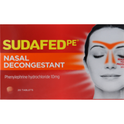 Photo of Sudafed Pe Nasal Deconestant Tablets 2 Pack 10mg