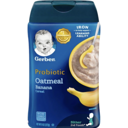 Photo of Gerb Oatmeal & Banana Cereal