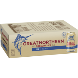 Photo of Great Northern Brewing Co. Zero Cans 24x375ml