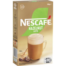 Photo of Nescafe Cafe Menu Sachets Hazelnut Latte 10pk
