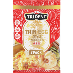Photo of Trident Noodles Thin Egg 2 Pack