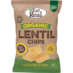 Photo of Eat Real Organic Lentil Chips Sea Salt 100g