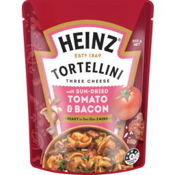 Photo of Heinz Three Cheese Tortellini Sun-Dried Tomato & Bacon 350g