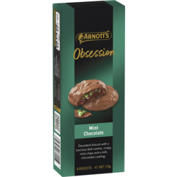 Photo of Arnott's Obsession Chocolate Biscuits Mint Chocolate 115g 115g