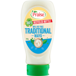 Photo of Praise 99% Fat Free Traditional Creamy Mayonnaise Squeeze 555g