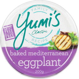 Photo of Yumis Dairy & Gluten Free Classic Baked Mediterranean Eggplant Dip 200g