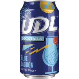 Photo of Udl Vodka Cocktails Blue Lagoon Can