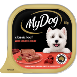 Photo of My Dog Gourmet Beef Meaty Loaf Classics Wet Dog Food Tray 100g