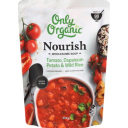 Photo of Only Organic Soup Tomato Cap Potato 320g