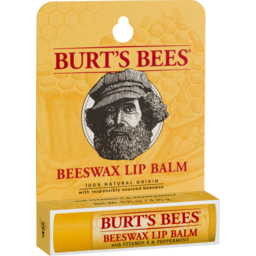 Photo of Burts Bees Lip Balm Beeswax With Vitamin E & Peppermint 4.25g