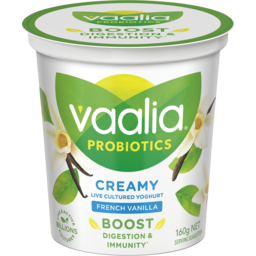 Photo of Vaalia Yoghurt French Vanilla 160g