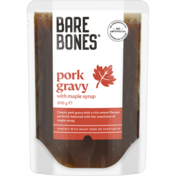 Photo of Bare Bones Pork With Maple Syrup Gravy 200g