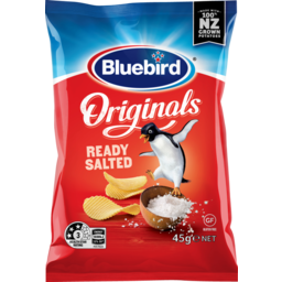 Photo of Bluebird Potato Chips Original Cut Ready Salted