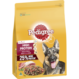 Photo of Pedigree High Protein Dry Dog Food With Real Beef & Lamb 2.5kg Bag