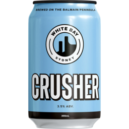 Photo of White Bay Crusher Mid Strength Beer Can