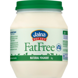 Photo of Jalna Pot Set Fat Free Natural Yoghurt 1kg