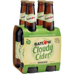 Photo of Batlow Cloudy Apple Cider Bottle 330ml 4pk