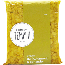 Photo of Primasoy - Tempeh With Garlic Turmeric & Coriander 250g