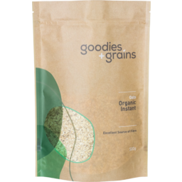 Photo of Goodies + Grains Oats Organic Instant 500g