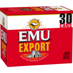 Photo of Emu Export Retro 30pk x375ml Can Carton