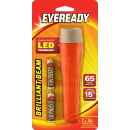 Photo of Eveready Torch Brilliant Beam 2 Pack