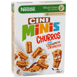 Photo of Nestle Cini Minis Churros Breakfast Cereal Cinnamon Flavour 360g 360g